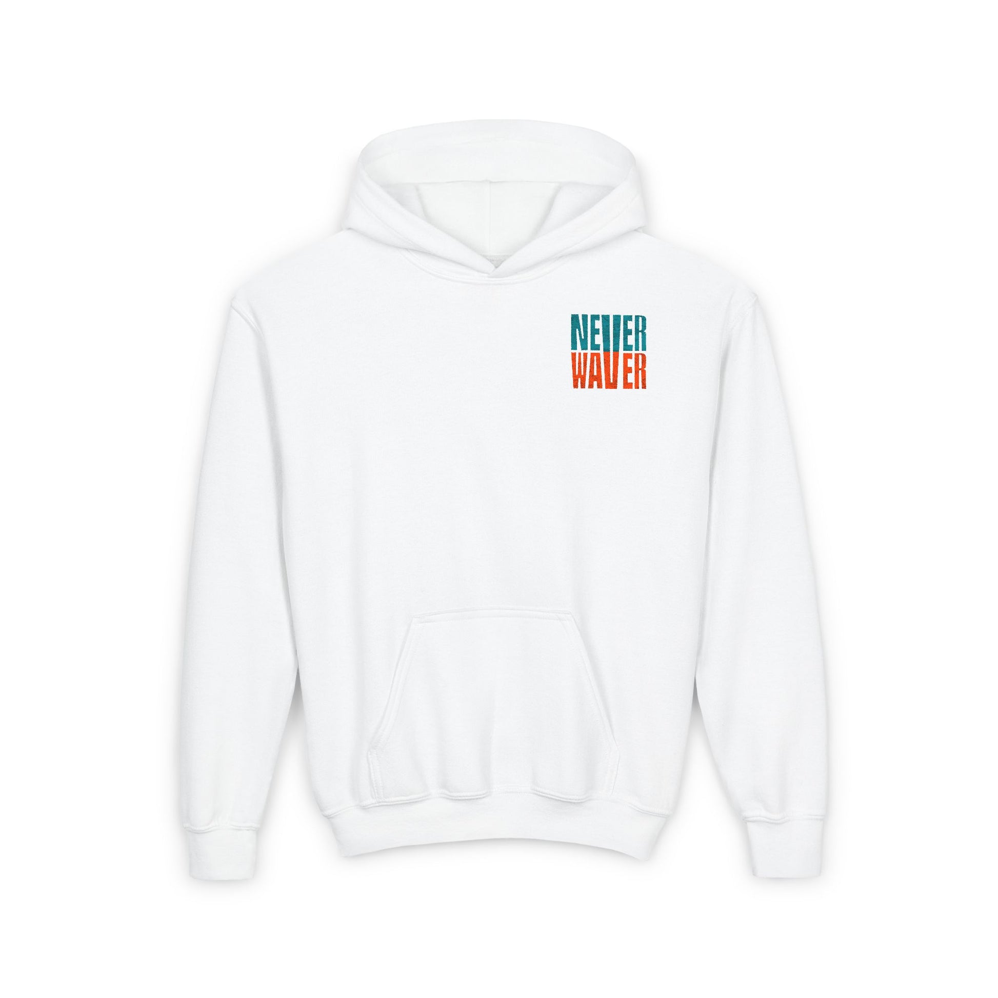 Miami Fans Never Waver Youth Heavy Blend Hooded Sweatshirt - Never Waver