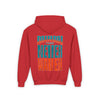 Miami Fans Never Waver Youth Heavy Blend Hooded Sweatshirt - Never Waver