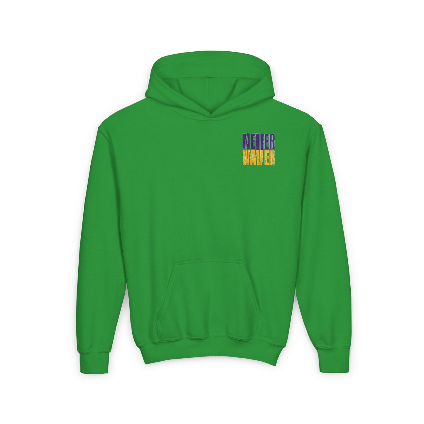 Minnesota Fans Never Waver Youth Heavy Blend Hooded Sweatshirt - Never Waver