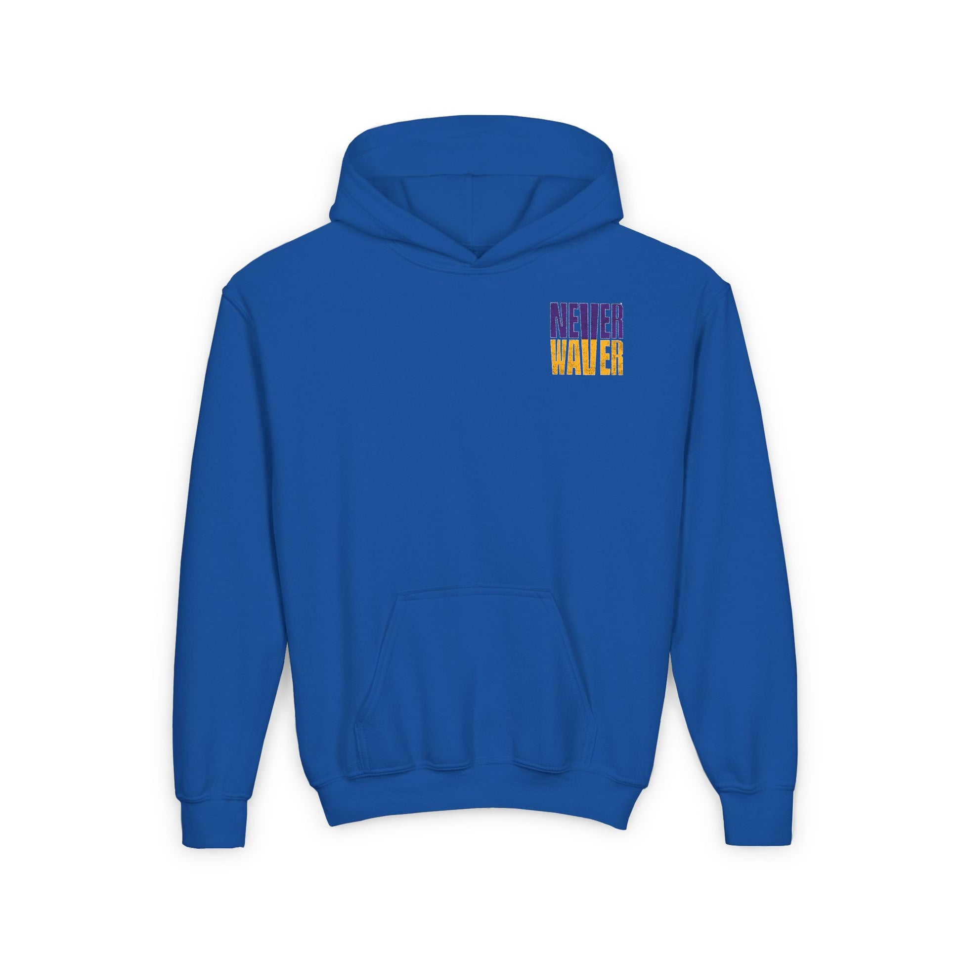 Minnesota Fans Never Waver Youth Heavy Blend Hooded Sweatshirt - Never Waver