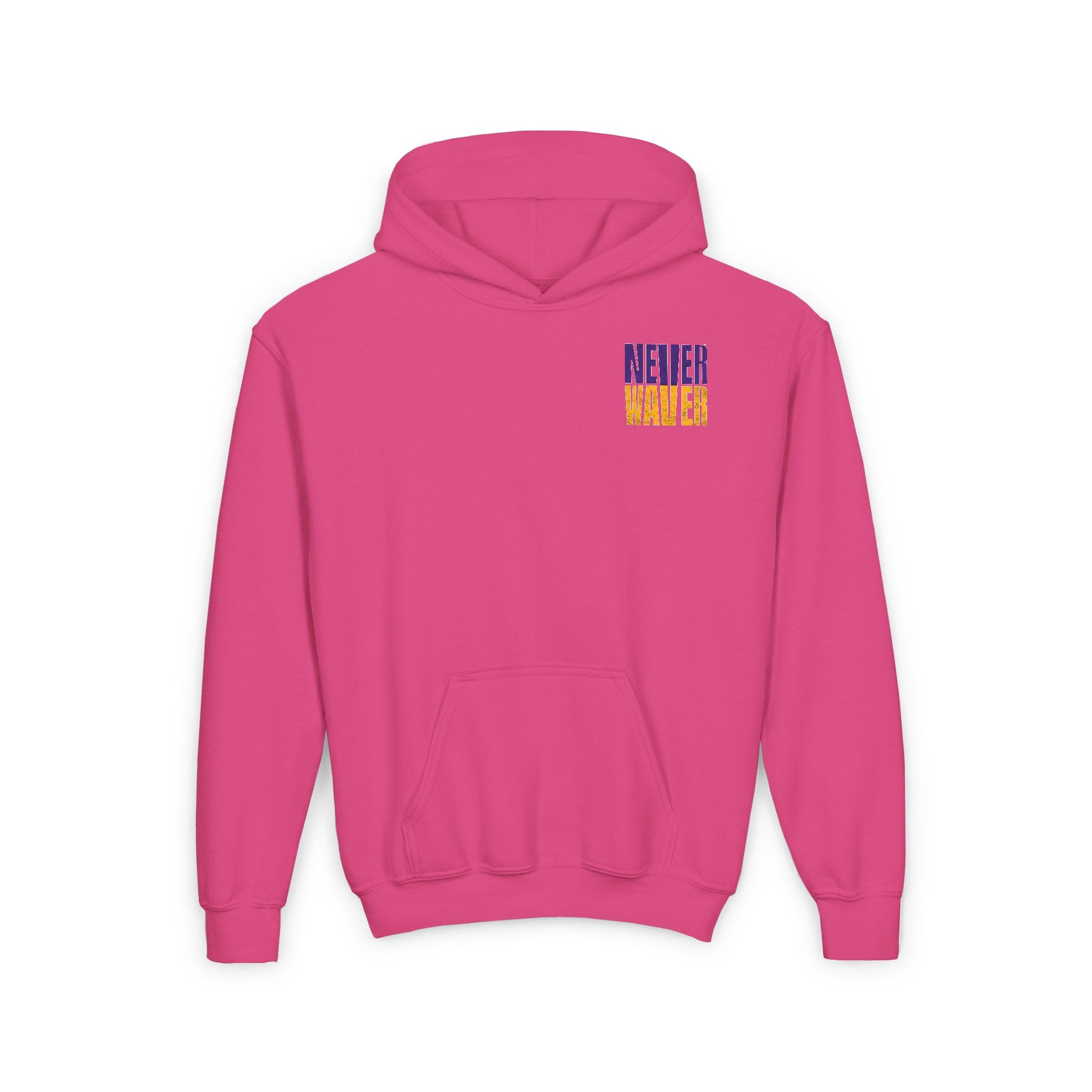 Minnesota Fans Never Waver Youth Heavy Blend Hooded Sweatshirt - Never Waver