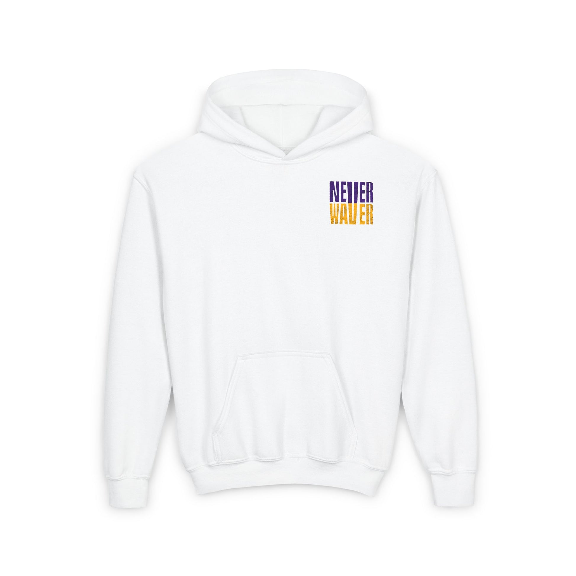 Minnesota Fans Never Waver Youth Heavy Blend Hooded Sweatshirt - Never Waver