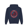 NEVER WAVER KICK FEAR IN THE TEETH Youth Heavy Blend Hooded Sweatshirt - Never Waver
