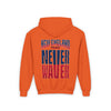 New England Fans Never Waver Youth Heavy Blend Hooded Sweatshirt - Never Waver