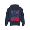 New England Fans Never Waver Youth Heavy Blend Hooded Sweatshirt - Never Waver