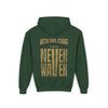 New Orleans Fans Never Waver Youth Heavy Blend Hooded Sweatshirt - Never Waver