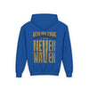 New Orleans Fans Never Waver Youth Heavy Blend Hooded Sweatshirt - Never Waver