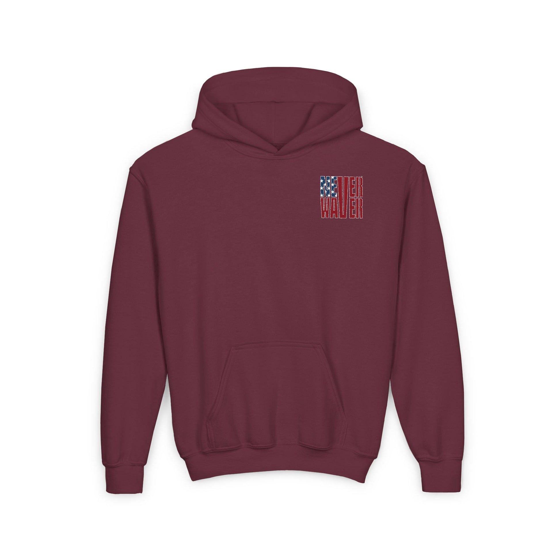 New York Fans Never Waver Youth Heavy Blend Hooded Sweatshirt - Never Waver