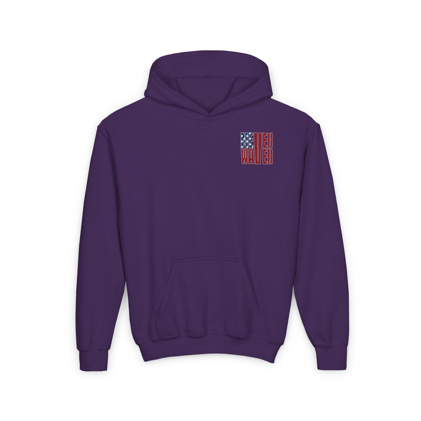 New York Fans Never Waver Youth Heavy Blend Hooded Sweatshirt - Never Waver