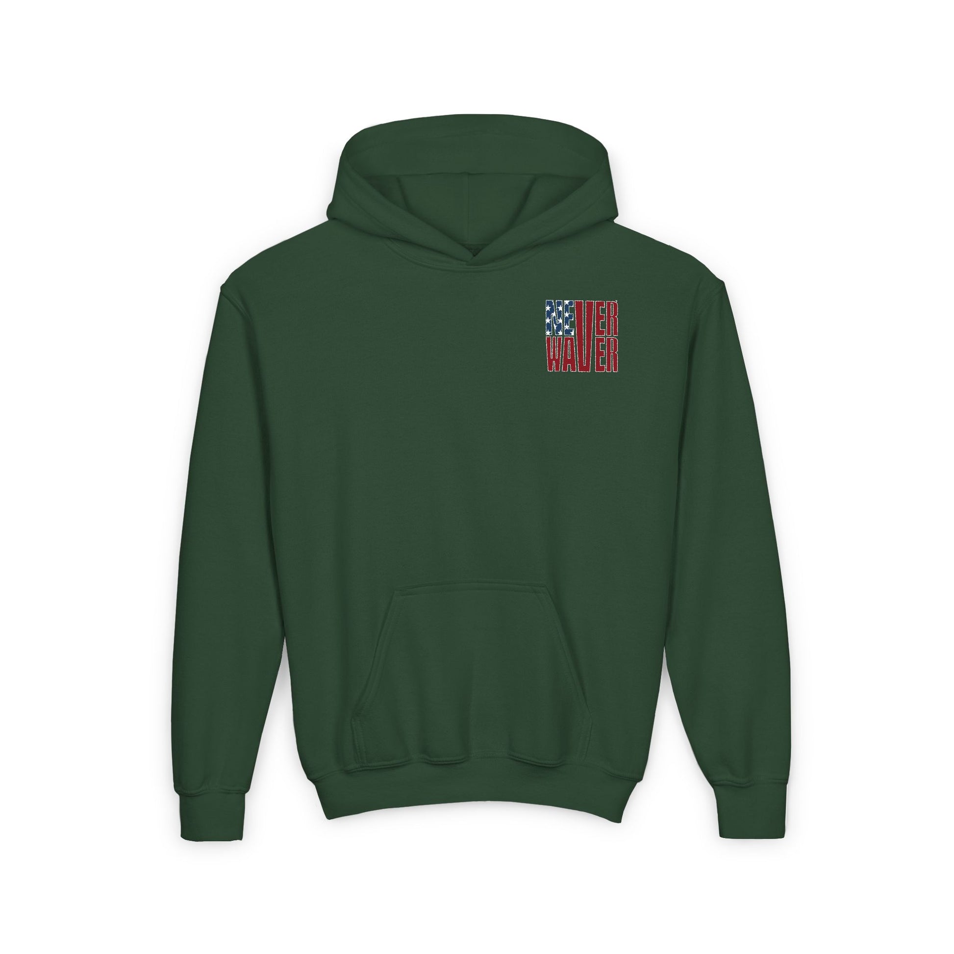 New York Fans Never Waver Youth Heavy Blend Hooded Sweatshirt - Never Waver