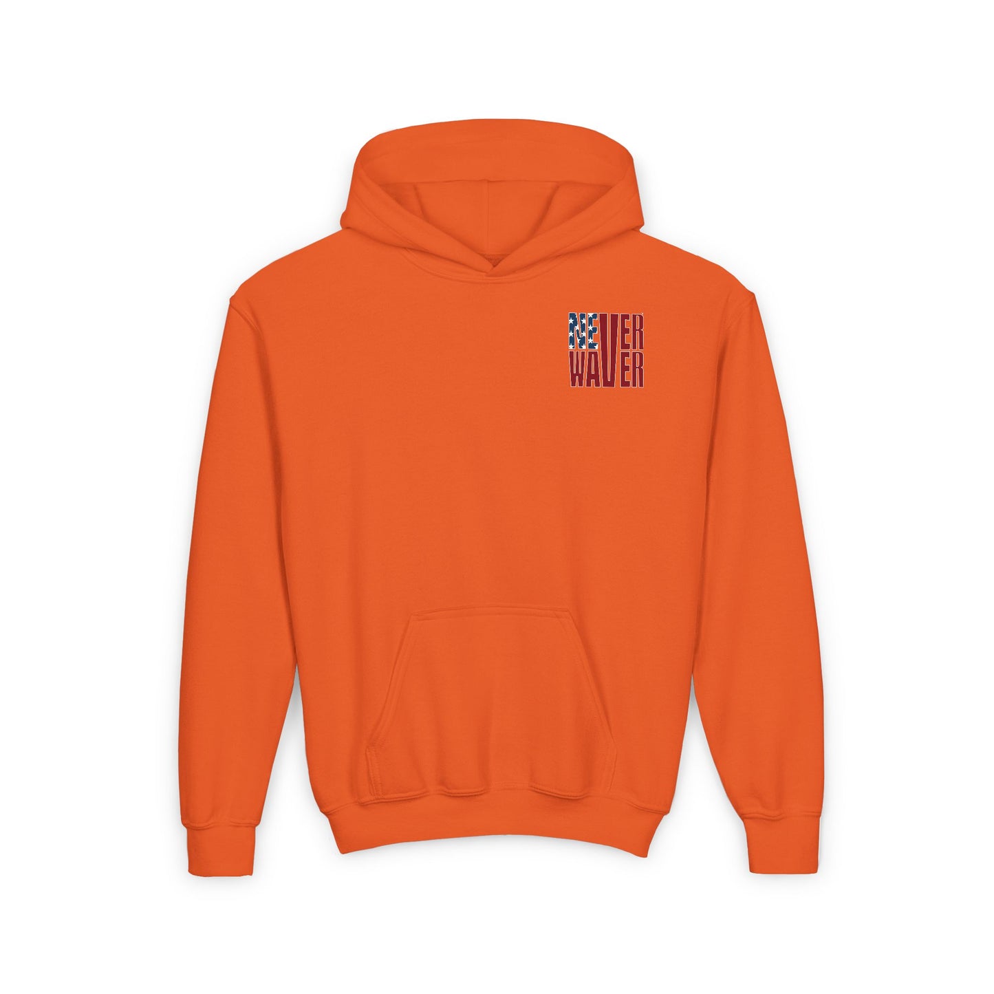 New York Fans Never Waver Youth Heavy Blend Hooded Sweatshirt - Never Waver
