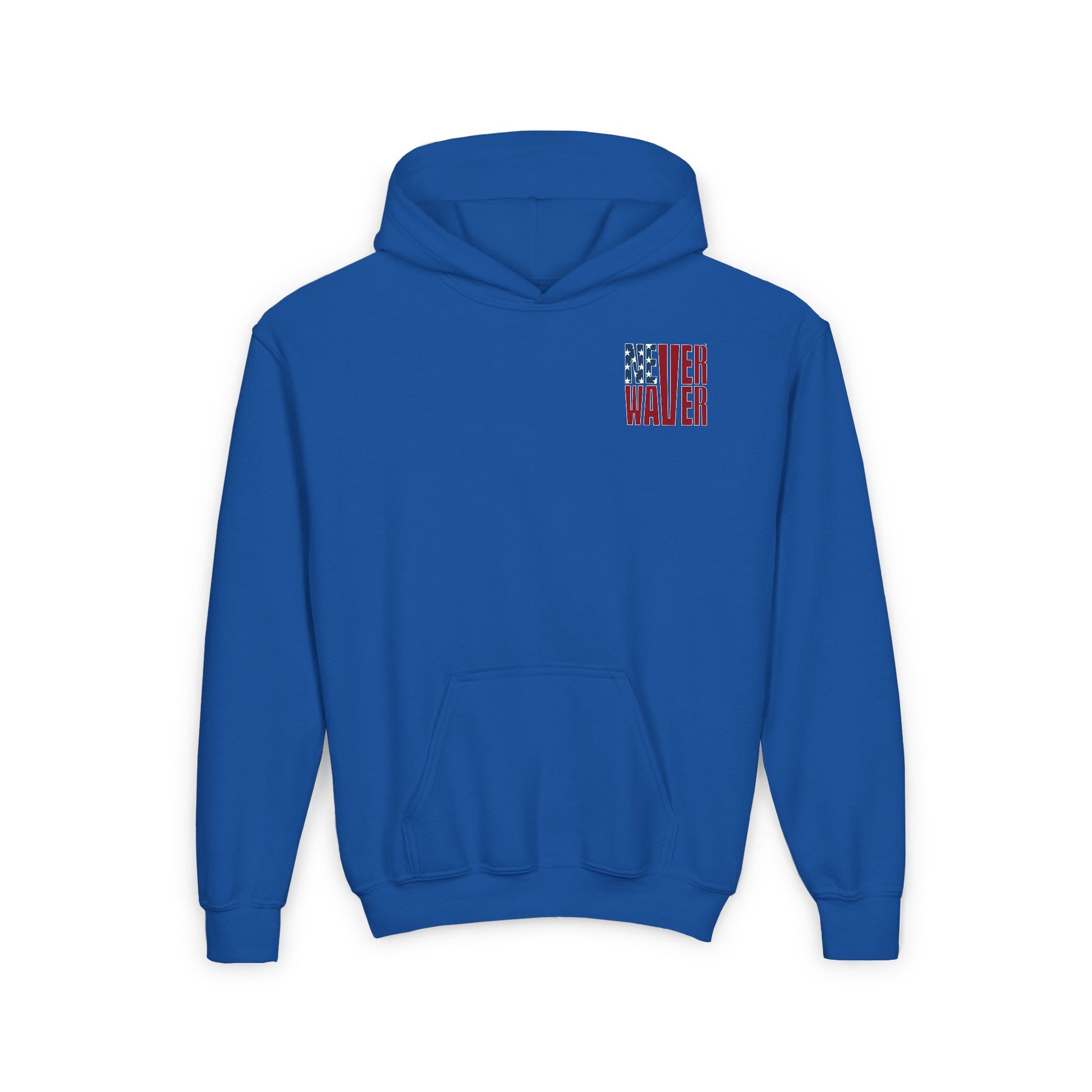 New York Fans Never Waver Youth Heavy Blend Hooded Sweatshirt - Never Waver