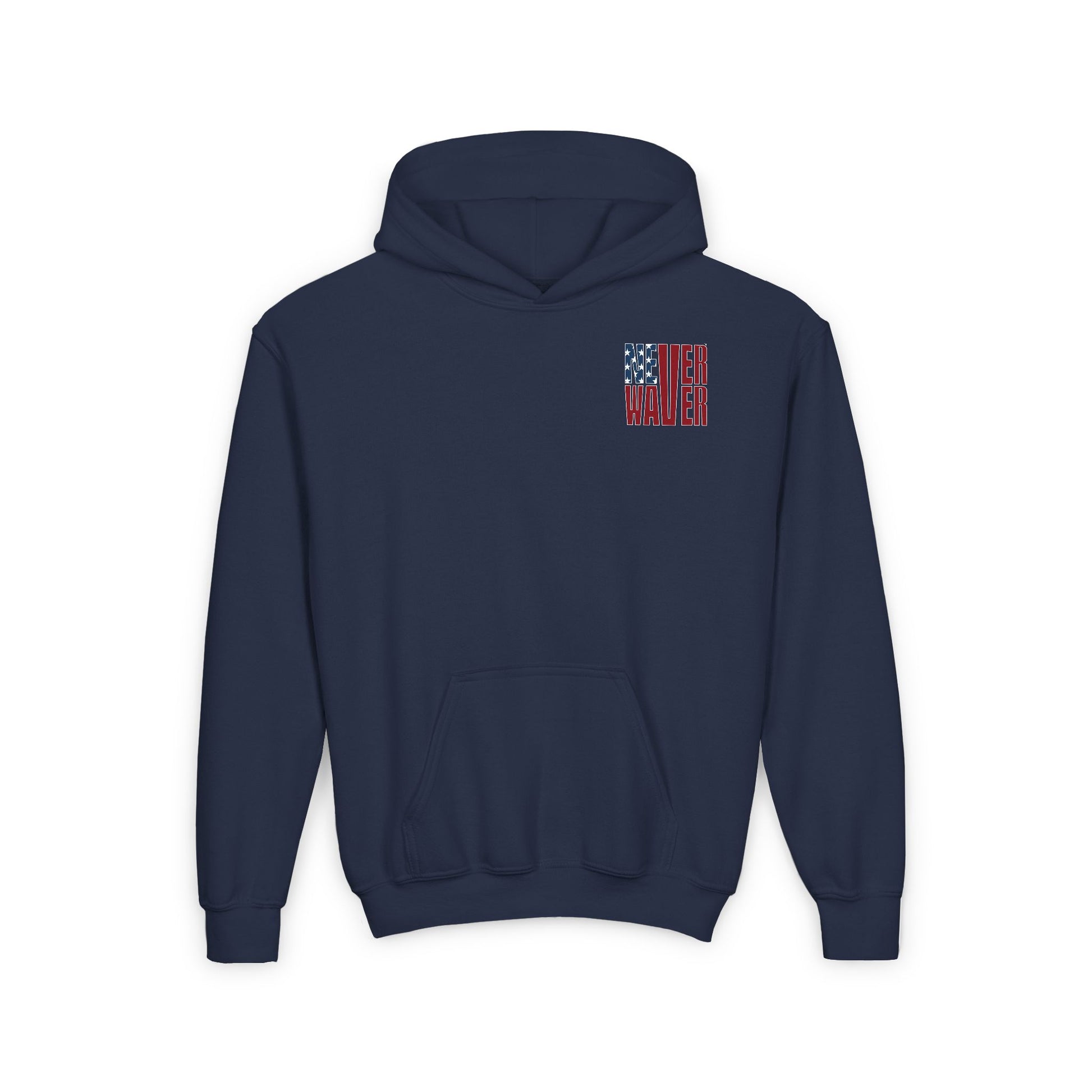 New York Fans Never Waver Youth Heavy Blend Hooded Sweatshirt - Never Waver