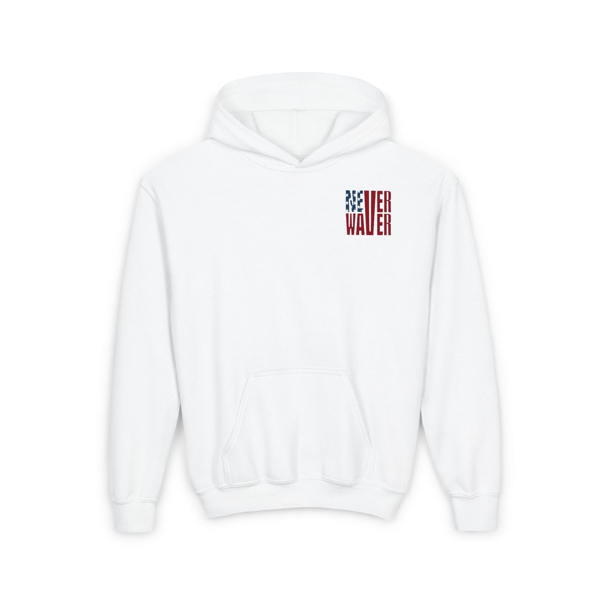 New York Fans Never Waver Youth Heavy Blend Hooded Sweatshirt - Never Waver