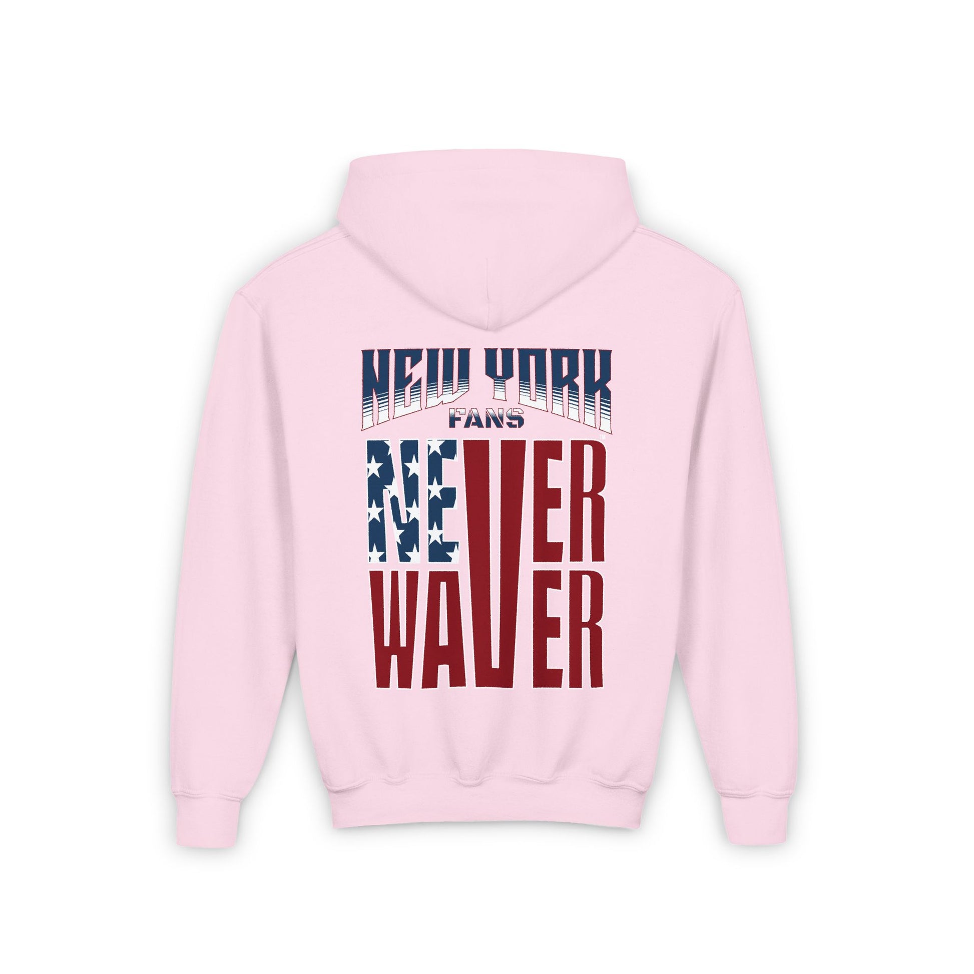 New York Fans Never Waver Youth Heavy Blend Hooded Sweatshirt - Never Waver
