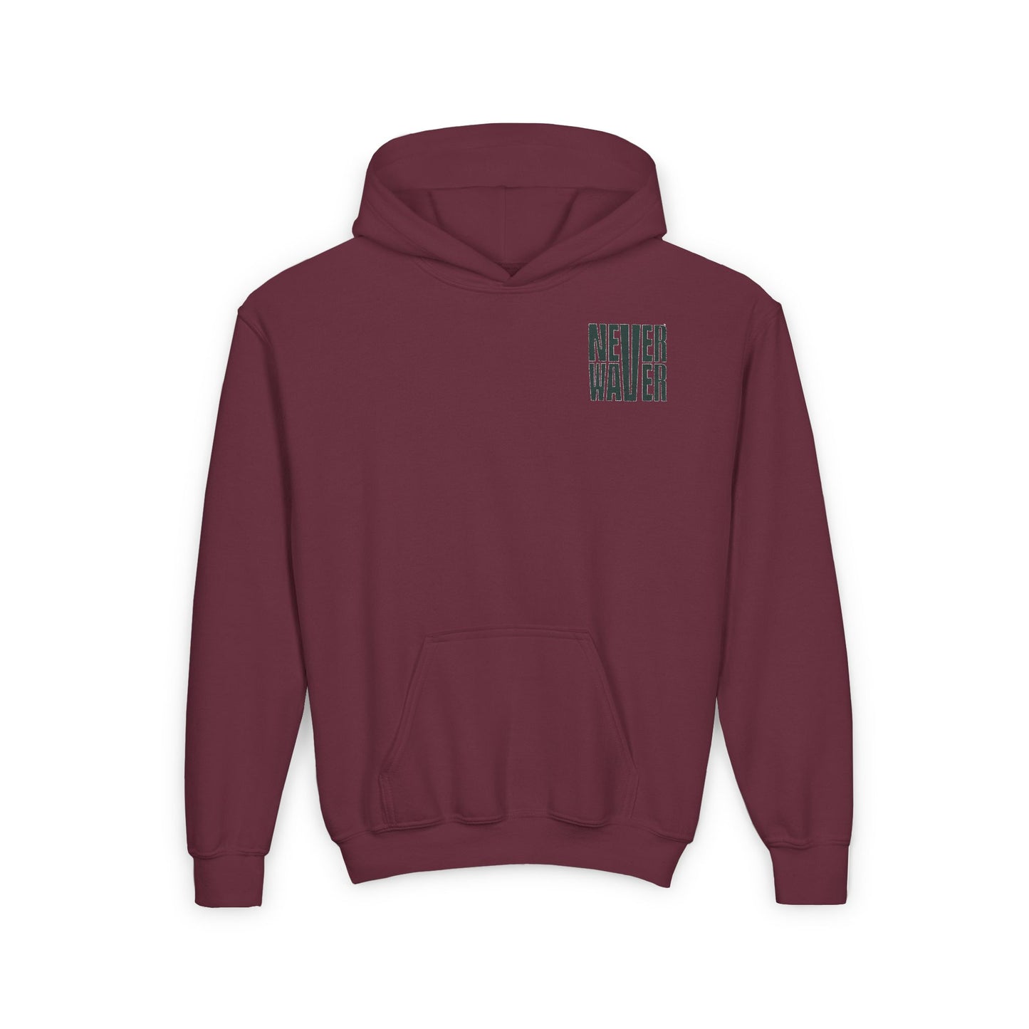 New York Fans Never Waver Youth Heavy Blend Hooded Sweatshirt - Never Waver