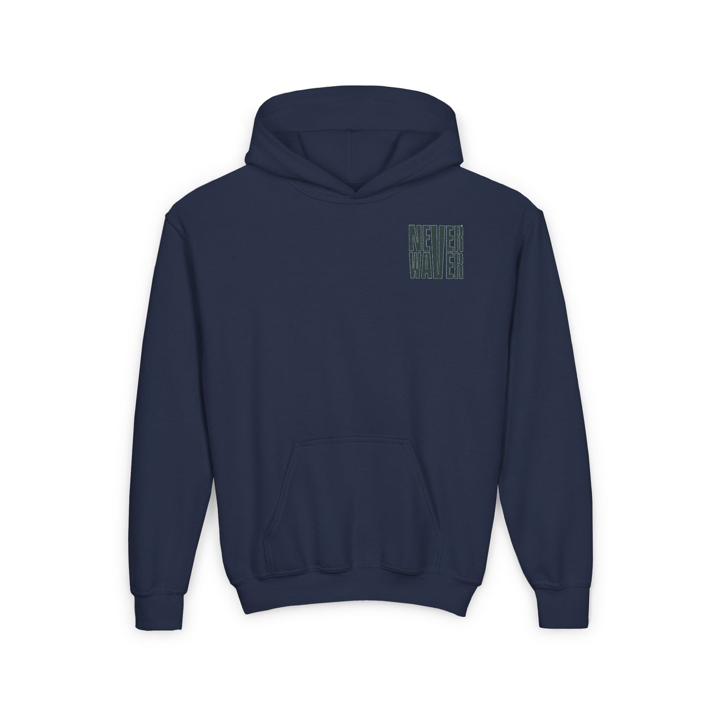 New York Fans Never Waver Youth Heavy Blend Hooded Sweatshirt - Never Waver