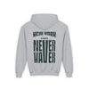 New York Fans Never Waver Youth Heavy Blend Hooded Sweatshirt - Never Waver