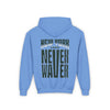 New York Fans Never Waver Youth Heavy Blend Hooded Sweatshirt - Never Waver