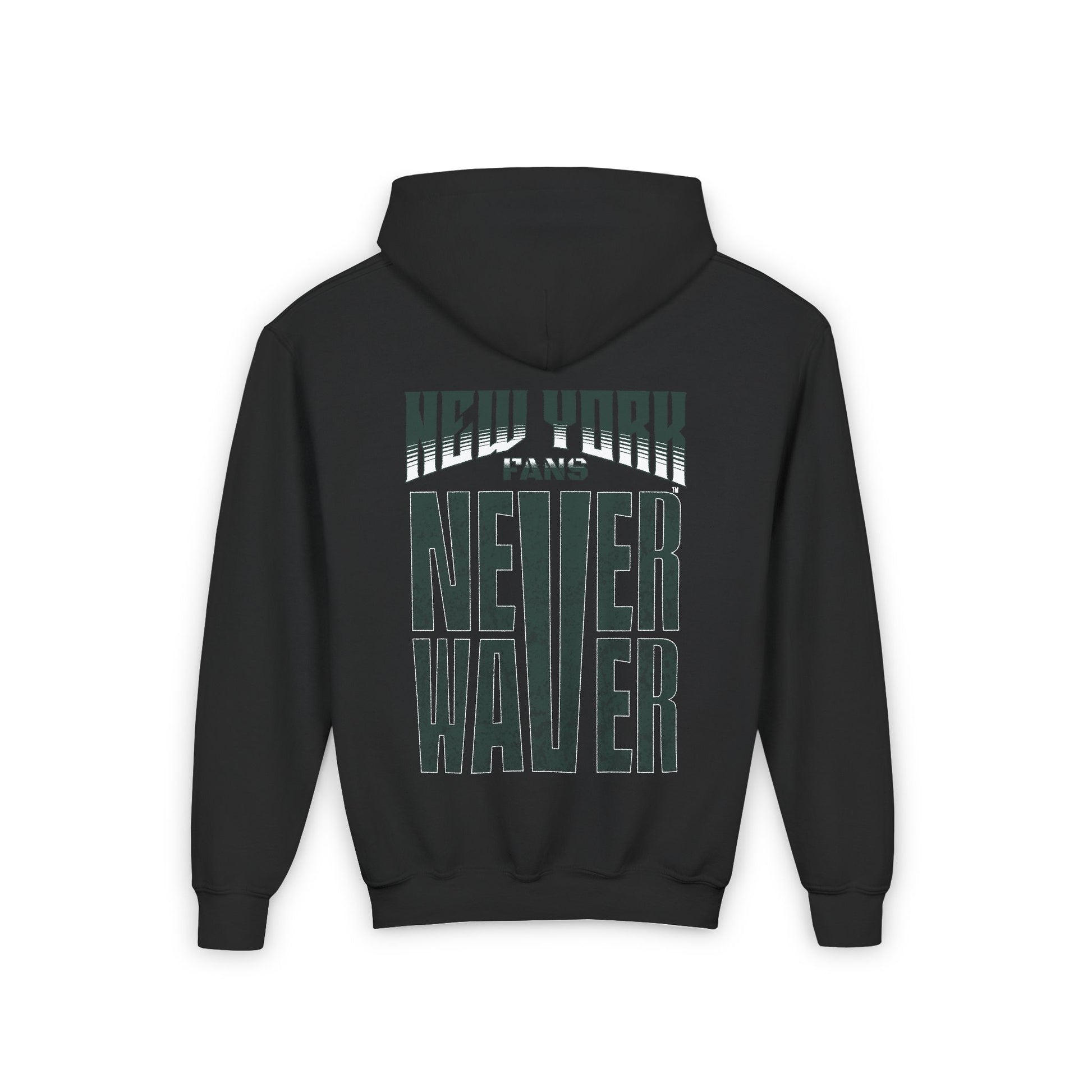 New York Fans Never Waver Youth Heavy Blend Hooded Sweatshirt - Never Waver