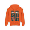 New York Fans Never Waver Youth Heavy Blend Hooded Sweatshirt - Never Waver