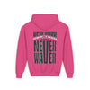 New York Fans Never Waver Youth Heavy Blend Hooded Sweatshirt - Never Waver