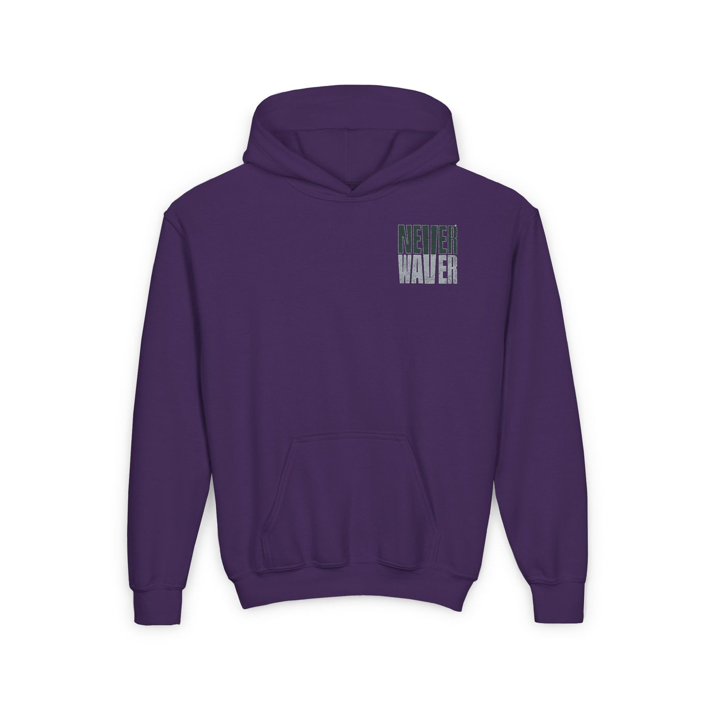 Philadelphia Fans Never Waver Youth Heavy Blend Hooded Sweatshirt - Never Waver