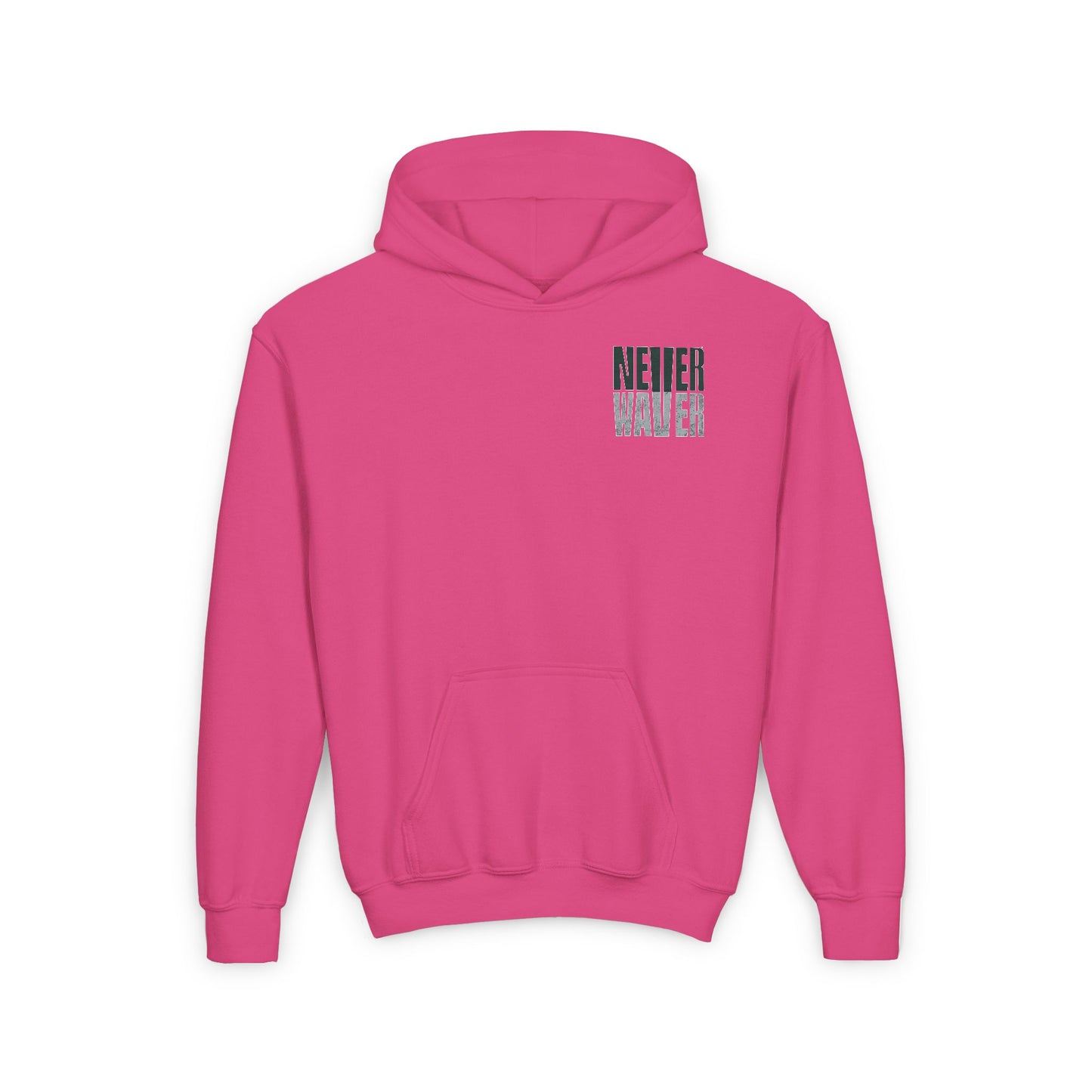 Philadelphia Fans Never Waver Youth Heavy Blend Hooded Sweatshirt - Never Waver