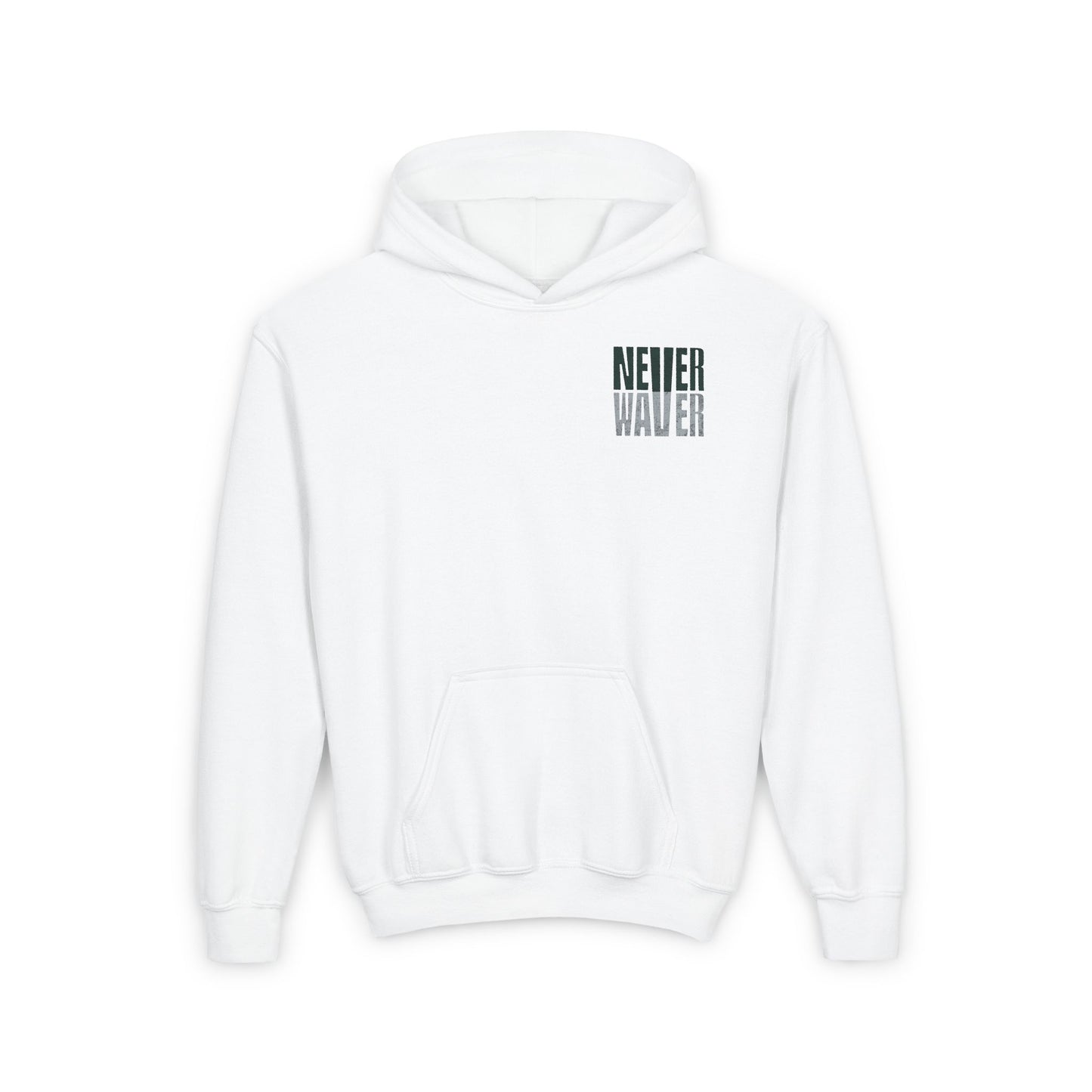 Philadelphia Fans Never Waver Youth Heavy Blend Hooded Sweatshirt - Never Waver