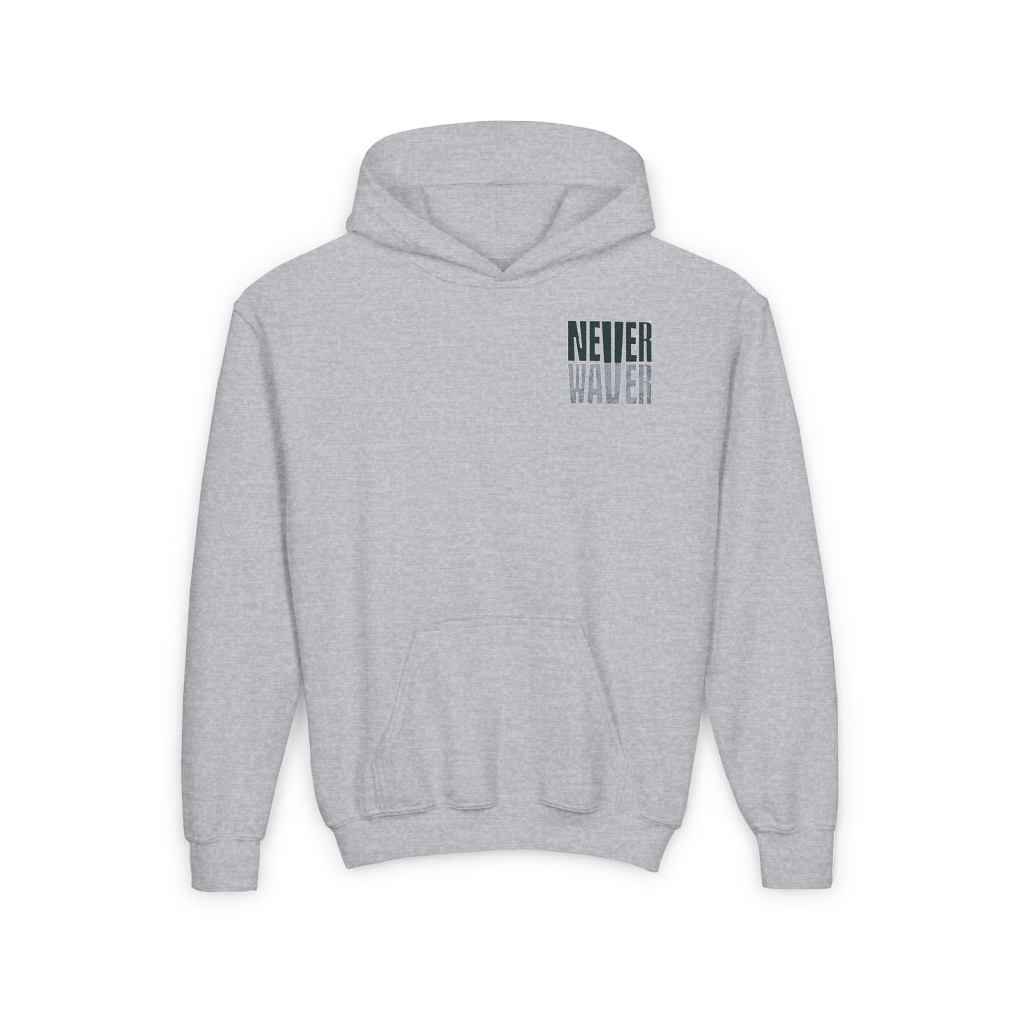 Philadelphia Fans Never Waver Youth Heavy Blend Hooded Sweatshirt - Never Waver
