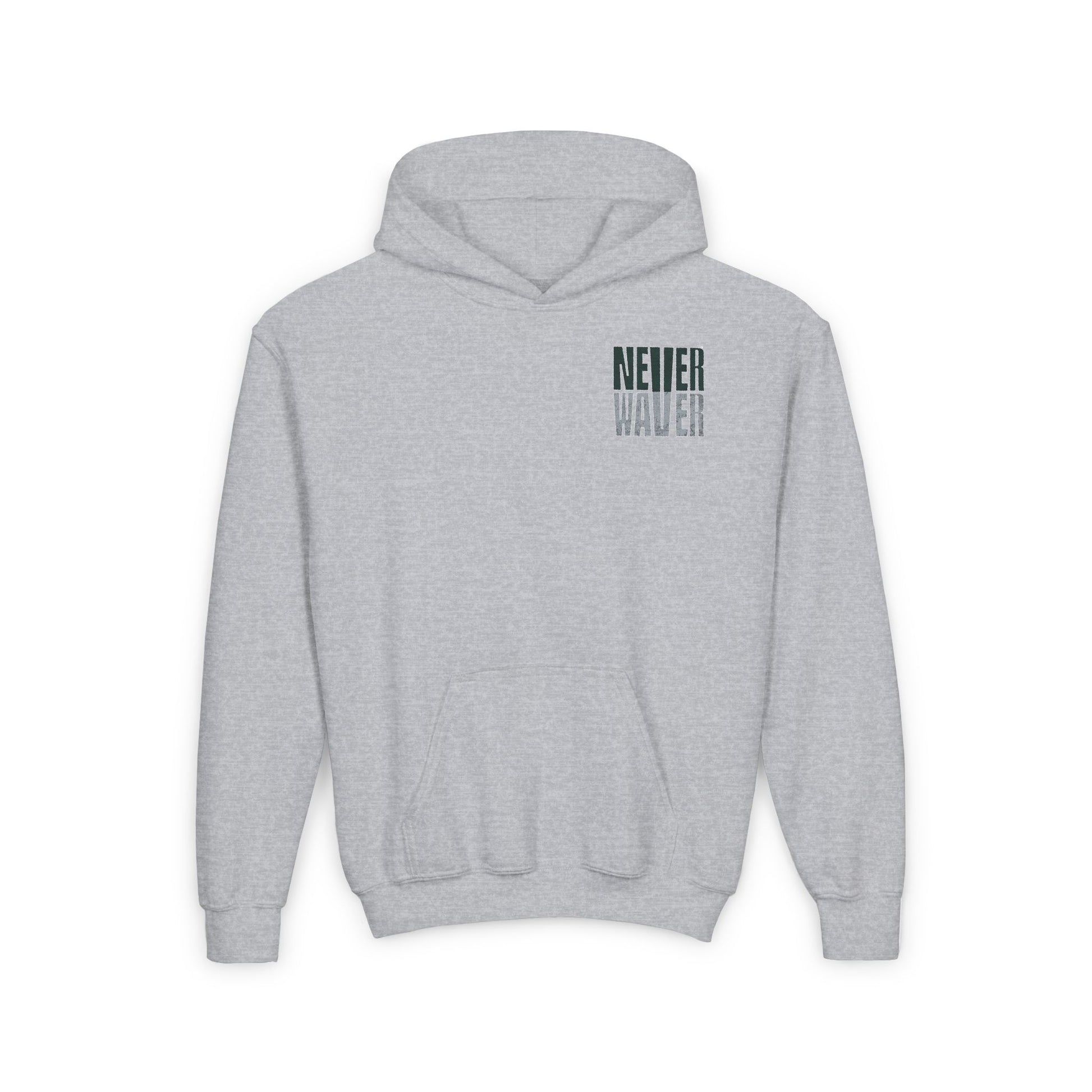 Philadelphia Fans Never Waver Youth Heavy Blend Hooded Sweatshirt - Never Waver