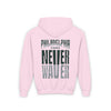 Philadelphia Fans Never Waver Youth Heavy Blend Hooded Sweatshirt - Never Waver