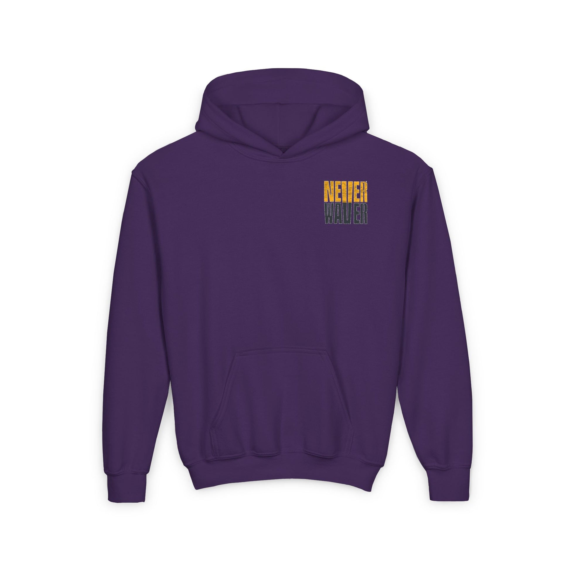 Pittsburgh Fans Never Waver Youth Heavy Blend Hooded Sweatshirt - Never Waver