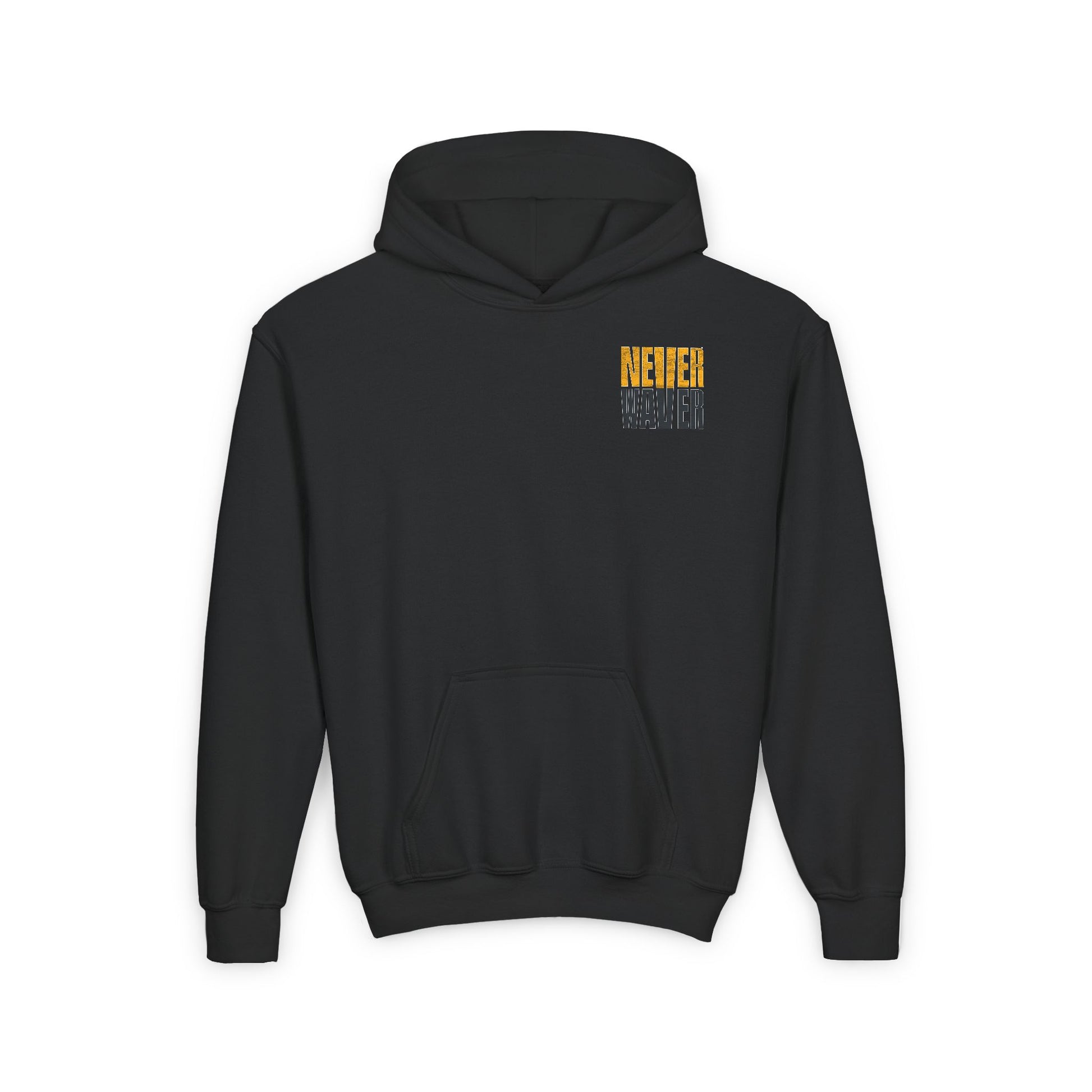 Pittsburgh Fans Never Waver Youth Heavy Blend Hooded Sweatshirt - Never Waver