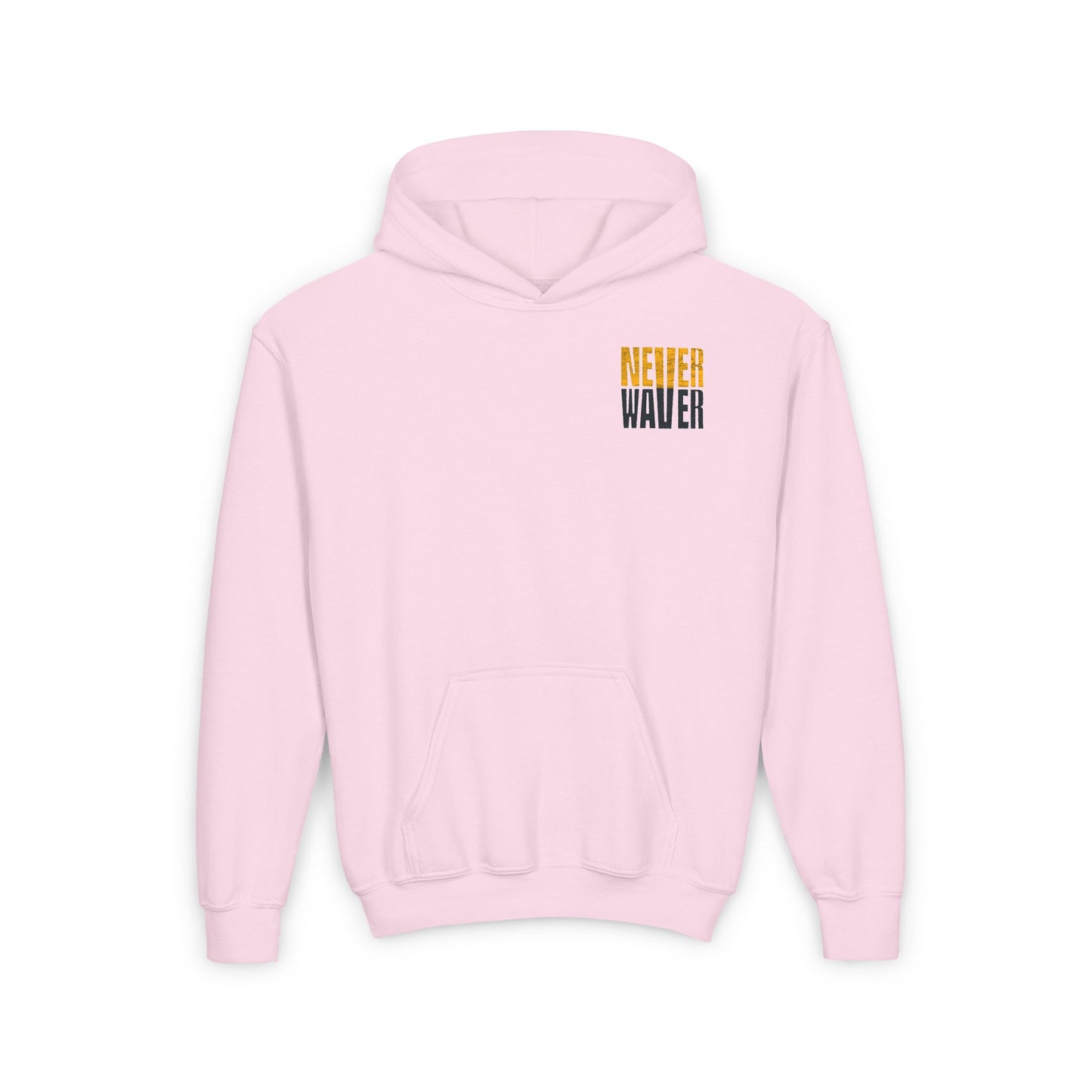 Pittsburgh Fans Never Waver Youth Heavy Blend Hooded Sweatshirt - Never Waver