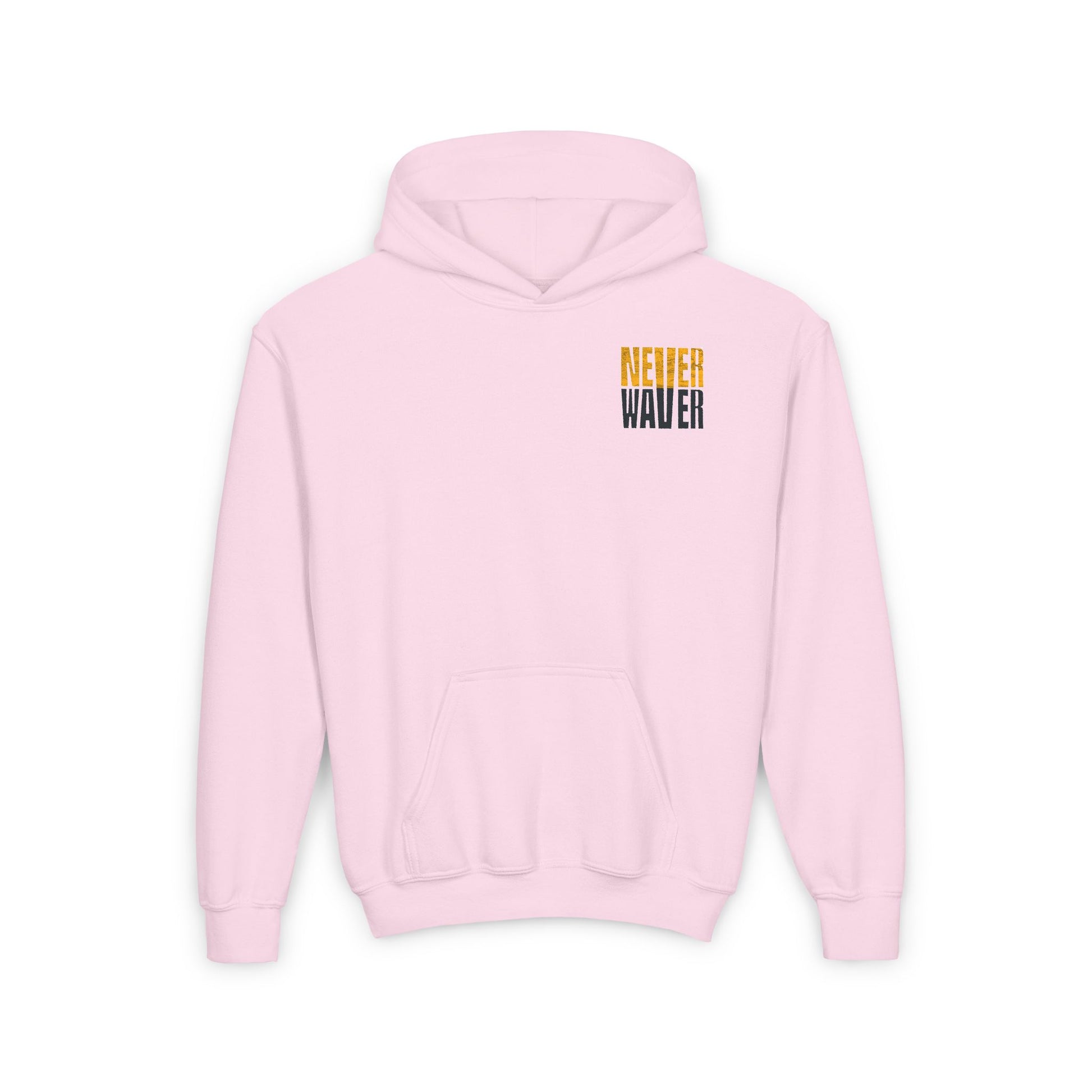 Pittsburgh Fans Never Waver Youth Heavy Blend Hooded Sweatshirt - Never Waver