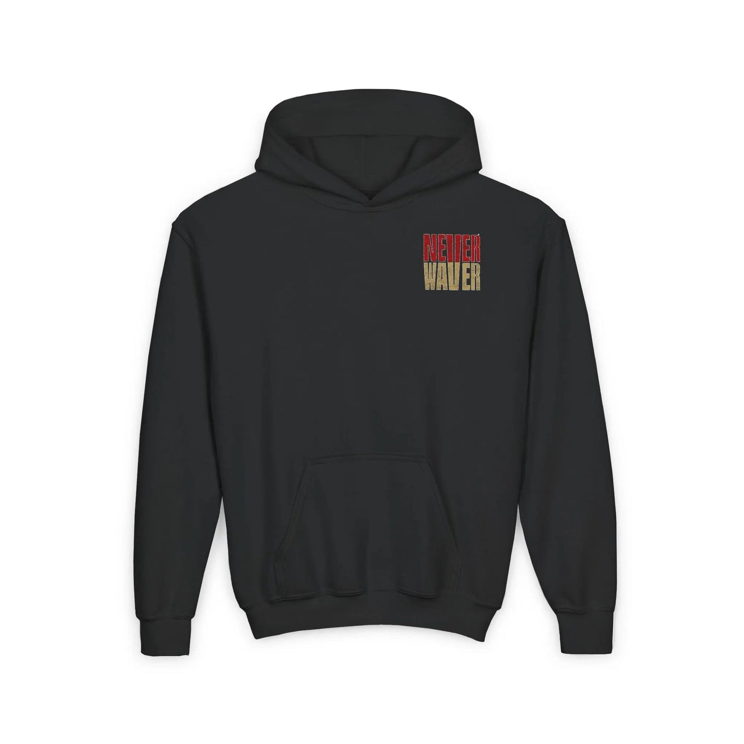San Francisco Fans Never Waver Youth Heavy Blend Hooded Sweatshirt - Never Waver