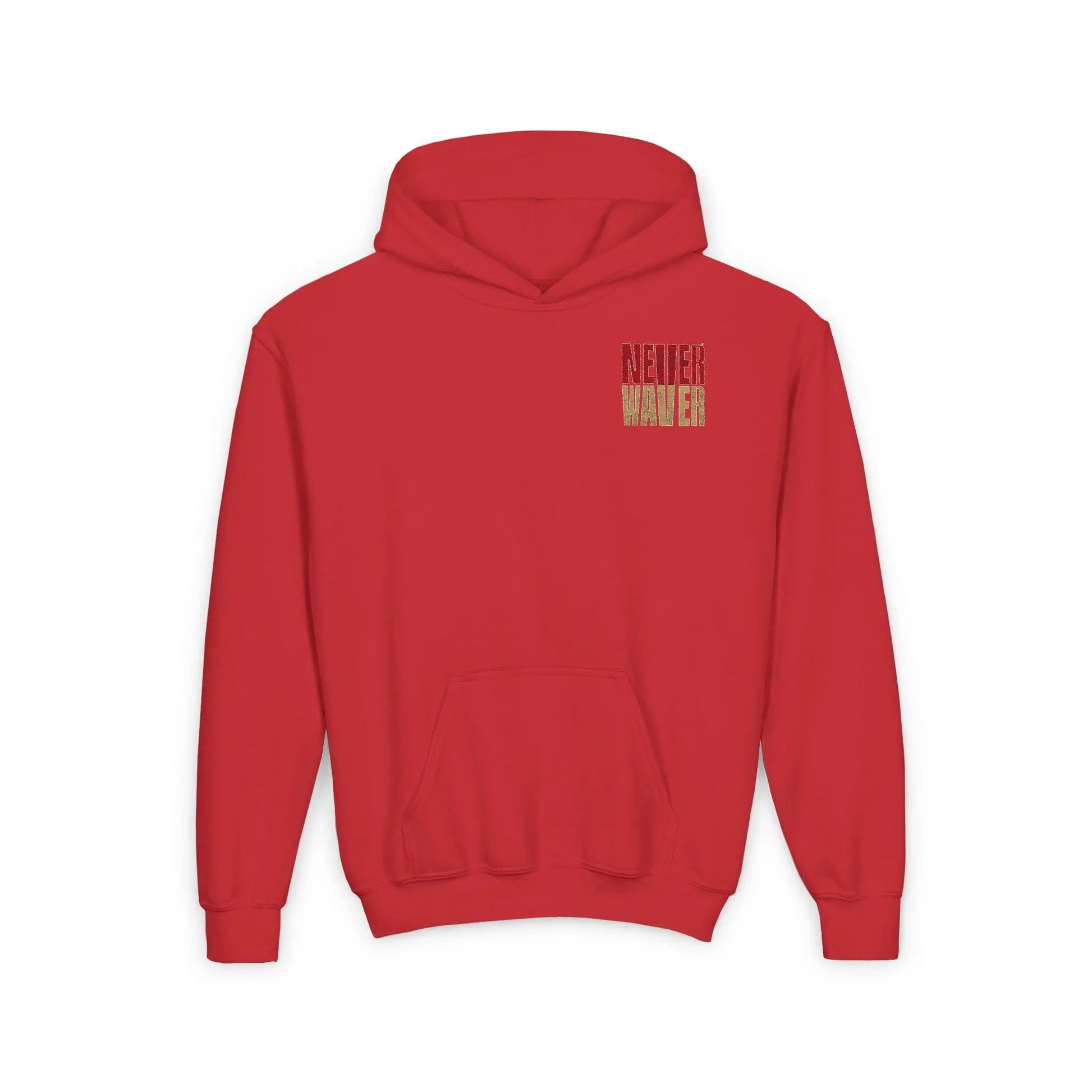 San Francisco Fans Never Waver Youth Heavy Blend Hooded Sweatshirt - Never Waver