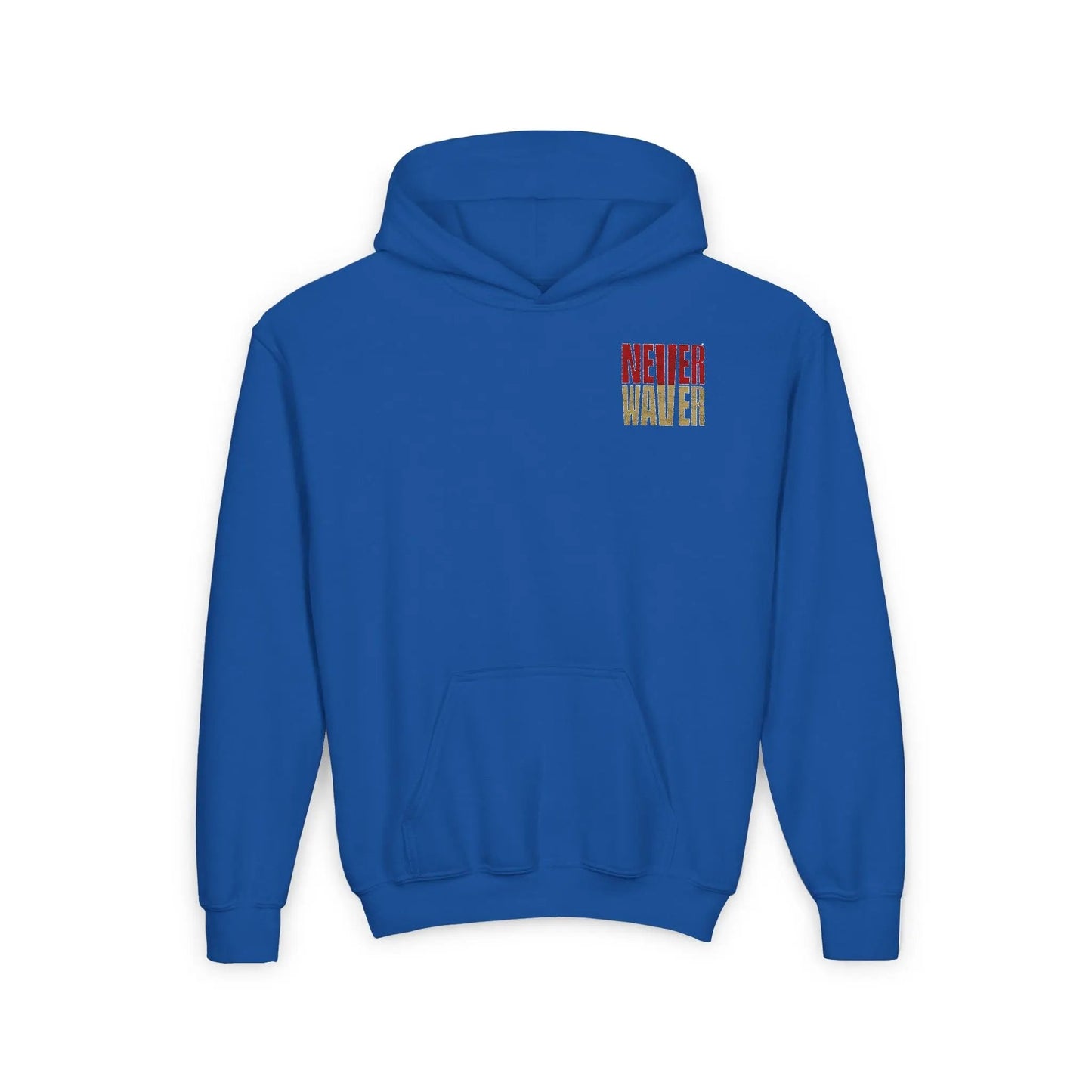 San Francisco Fans Never Waver Youth Heavy Blend Hooded Sweatshirt - Never Waver