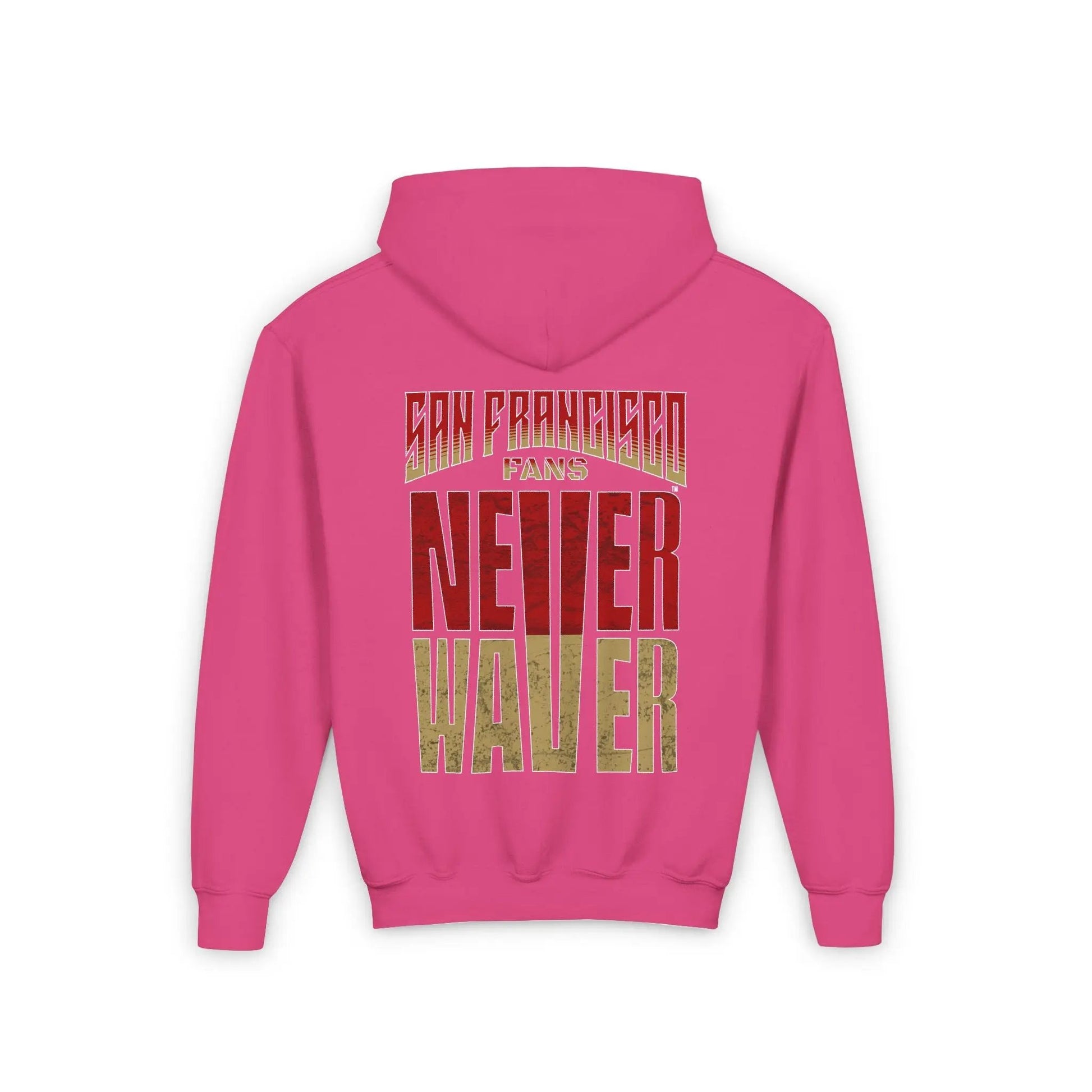 San Francisco Fans Never Waver Youth Heavy Blend Hooded Sweatshirt - Never Waver