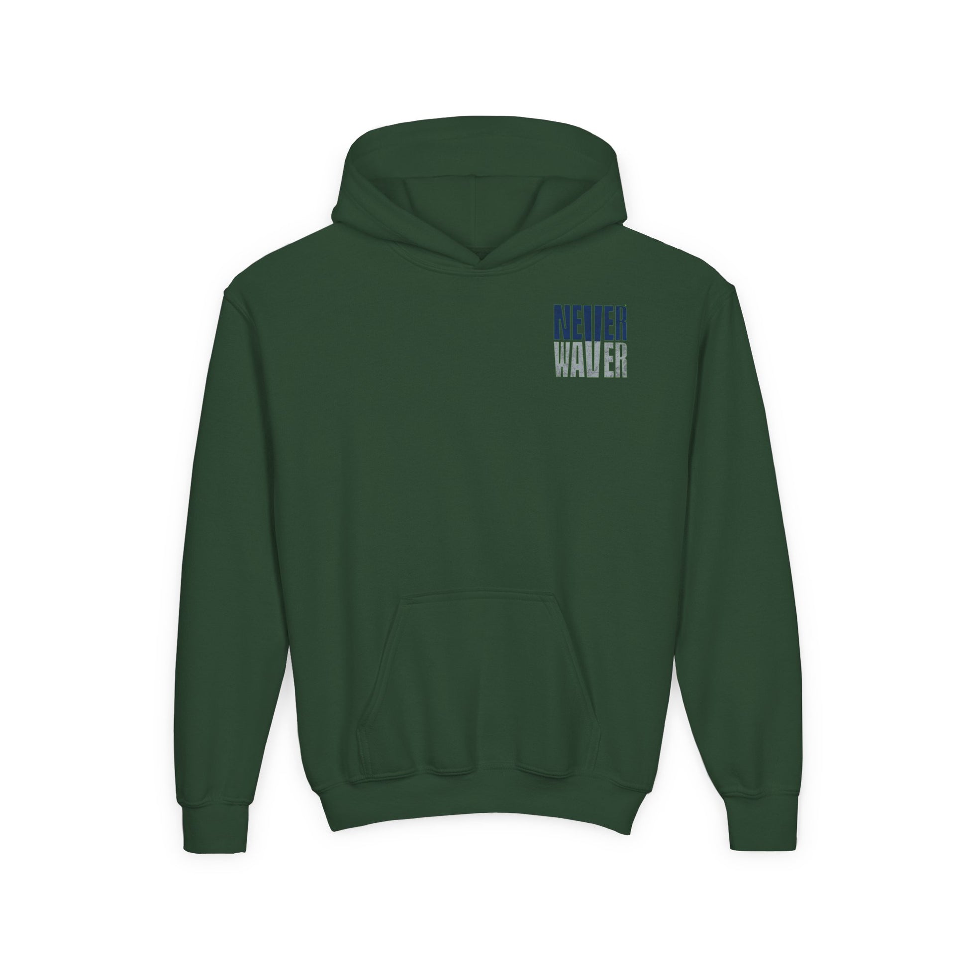 Seattle Fans Never Waver Youth Heavy Blend Hooded Sweatshirt - Never Waver