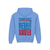 Tennessee Fans Never Waver Youth Heavy Blend Hooded Sweatshirt - Never Waver