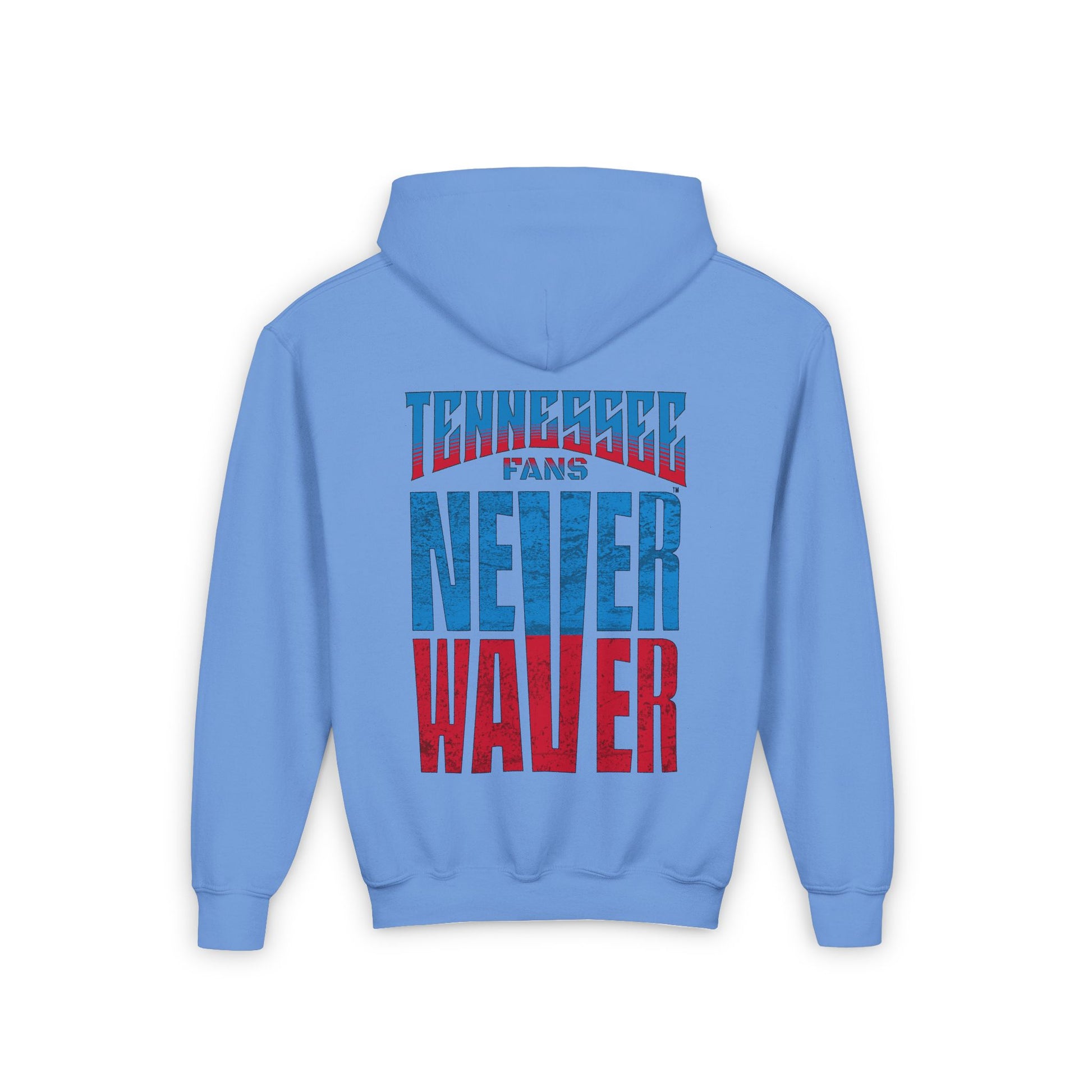 Tennessee Fans Never Waver Youth Heavy Blend Hooded Sweatshirt - Never Waver