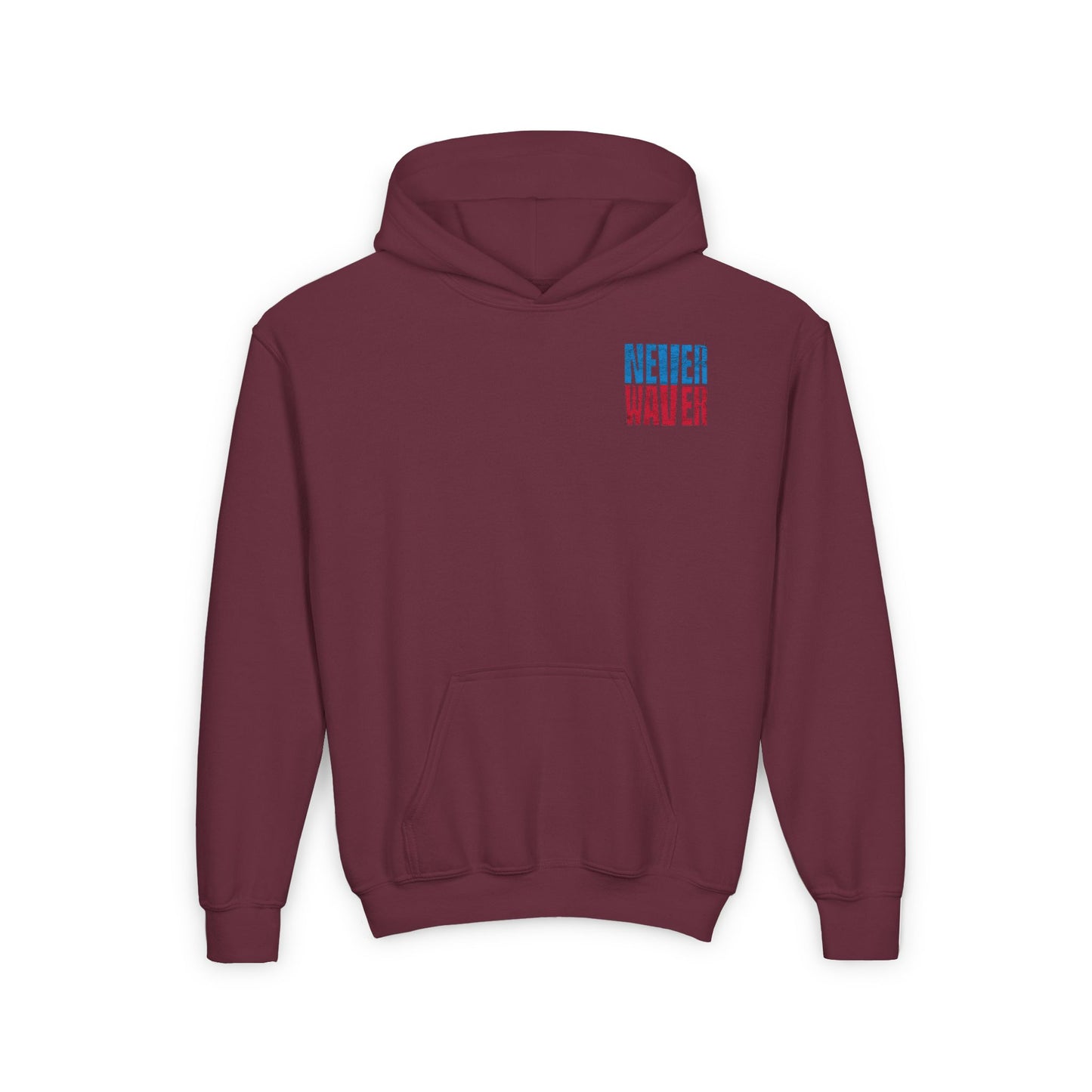 Tennessee Fans Never Waver Youth Heavy Blend Hooded Sweatshirt - Never Waver