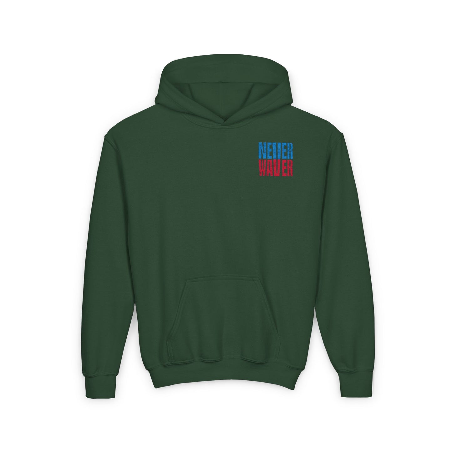 Tennessee Fans Never Waver Youth Heavy Blend Hooded Sweatshirt - Never Waver