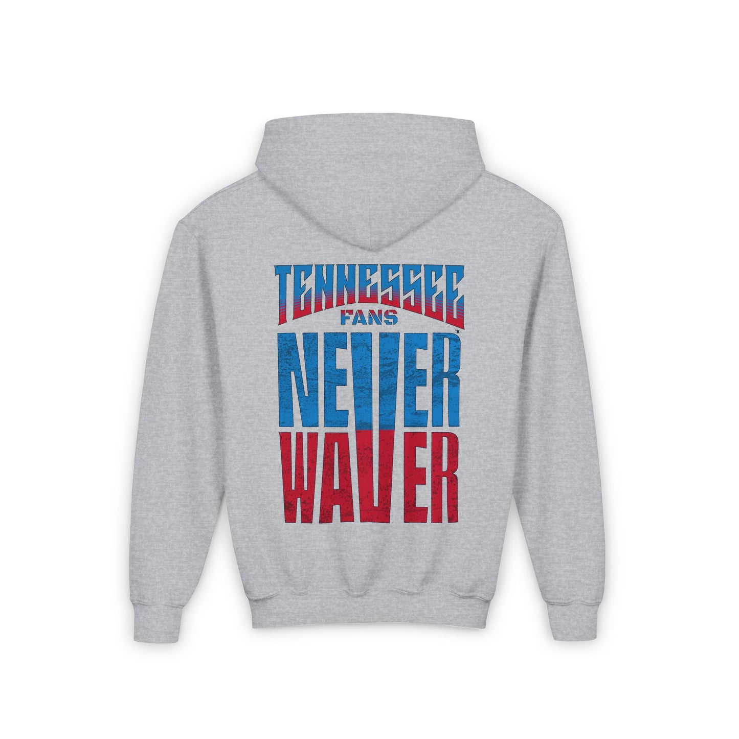 Tennessee Fans Never Waver Youth Heavy Blend Hooded Sweatshirt - Never Waver