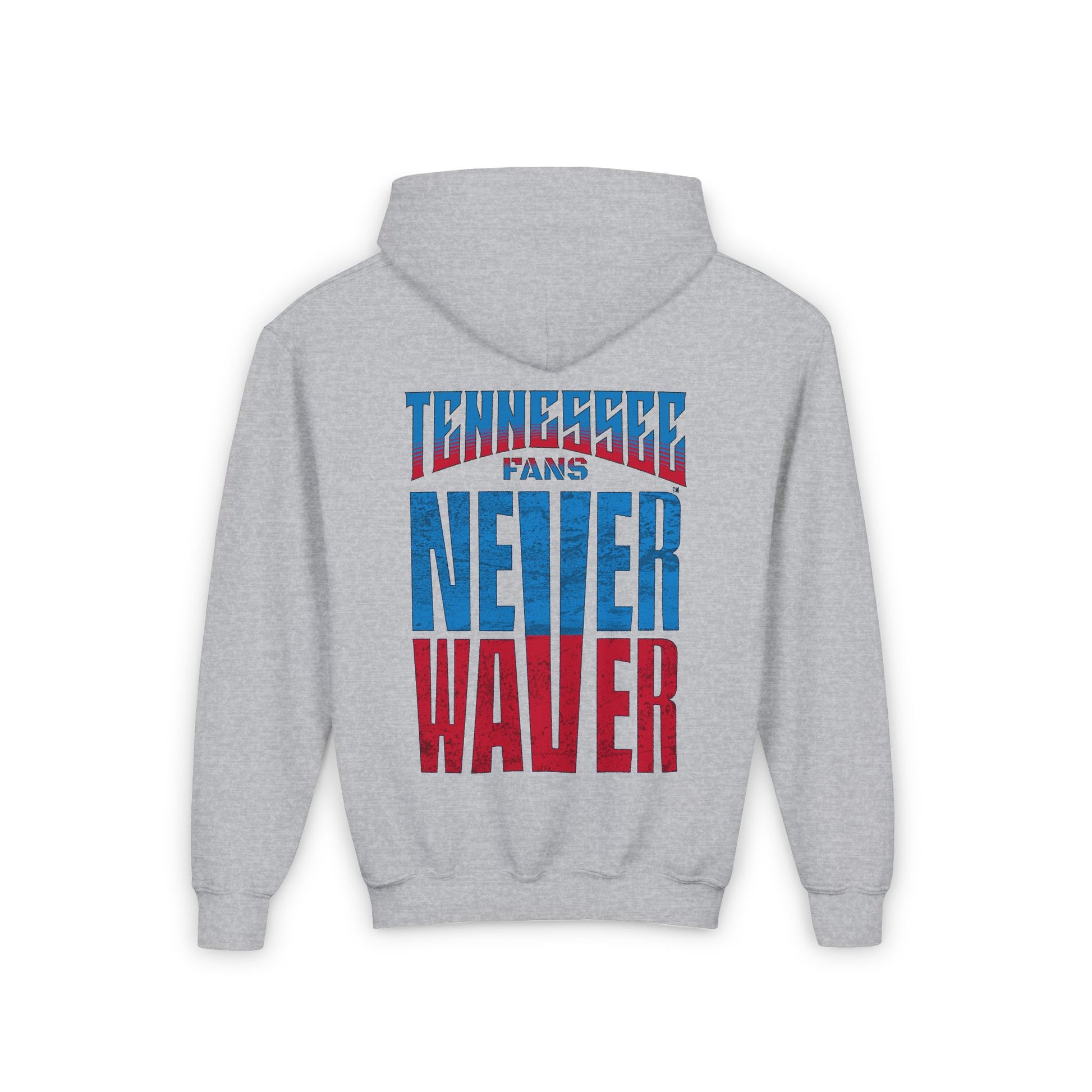 Tennessee Fans Never Waver Youth Heavy Blend Hooded Sweatshirt - Never Waver