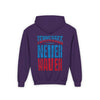 Tennessee Fans Never Waver Youth Heavy Blend Hooded Sweatshirt - Never Waver