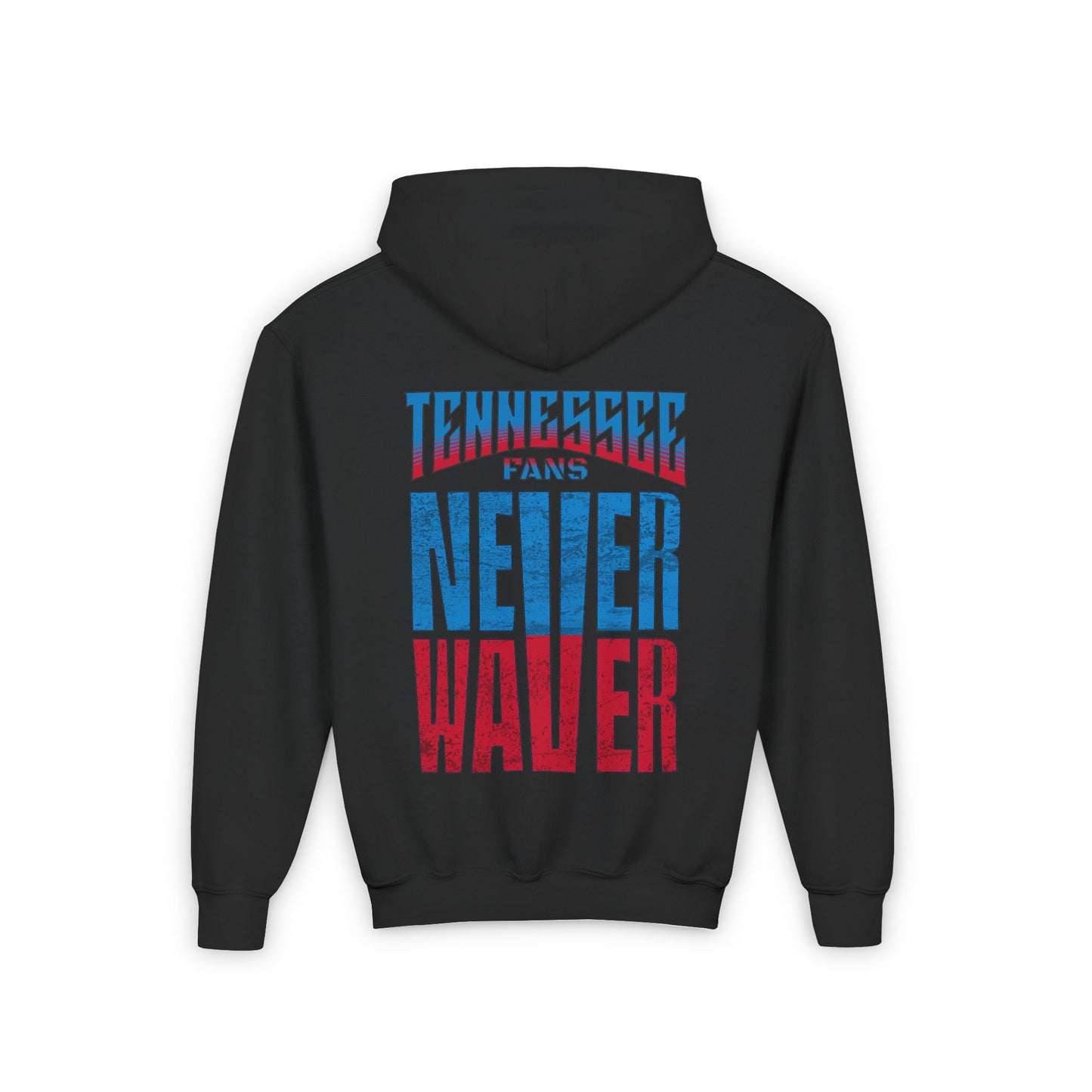 Tennessee Fans Never Waver Youth Heavy Blend Hooded Sweatshirt - Never Waver