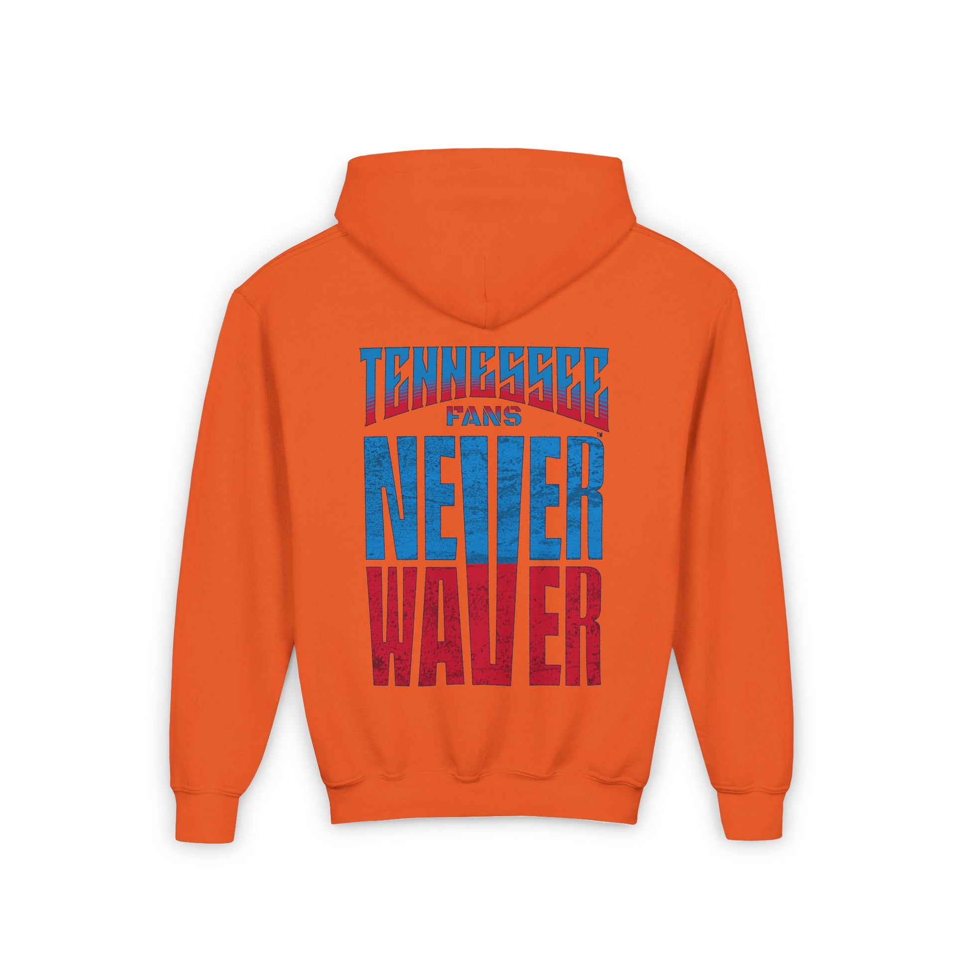 Tennessee Fans Never Waver Youth Heavy Blend Hooded Sweatshirt - Never Waver